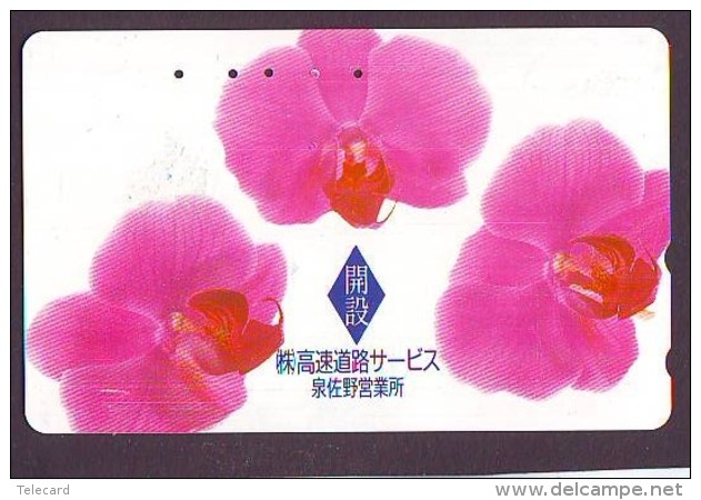 Télécarte  Japan Fleur ORCHID (3710)  Orchidée Orquídea Orchidee Flower - Fleurs