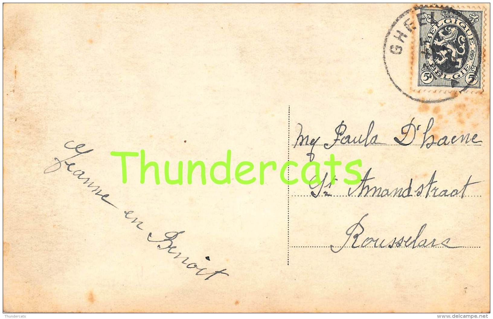 CPA  LANGAGE DES TIMBRES BRIEFMARKEN STAMPS POSTZEGELS SOUVENIR BELGIQUE BELGE - Briefmarken (Abbildungen)