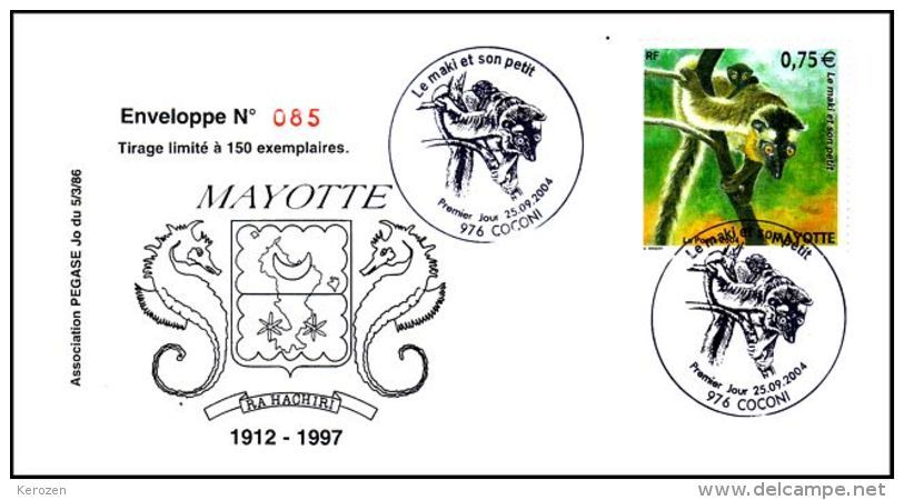 (0299) Mayotte FDC Le Maki 25/09/04 - Autres & Non Classés