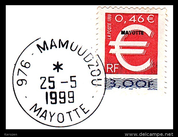 (0199) Mayotte FDC Zone Euro 25/05/99 - Autres & Non Classés