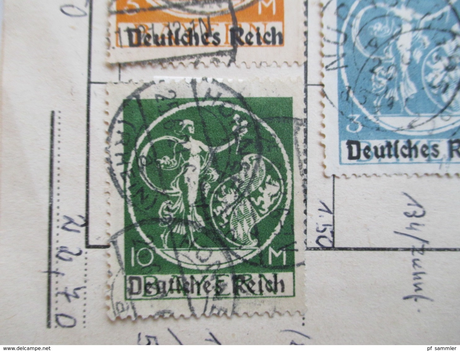 DR altes Auswahlheft ab Reichsadler ca. 1880 - 1920. o/*/** Tolle Stücke! Fundgrube!! z.B. Nr. 89y o mit 110€ kW