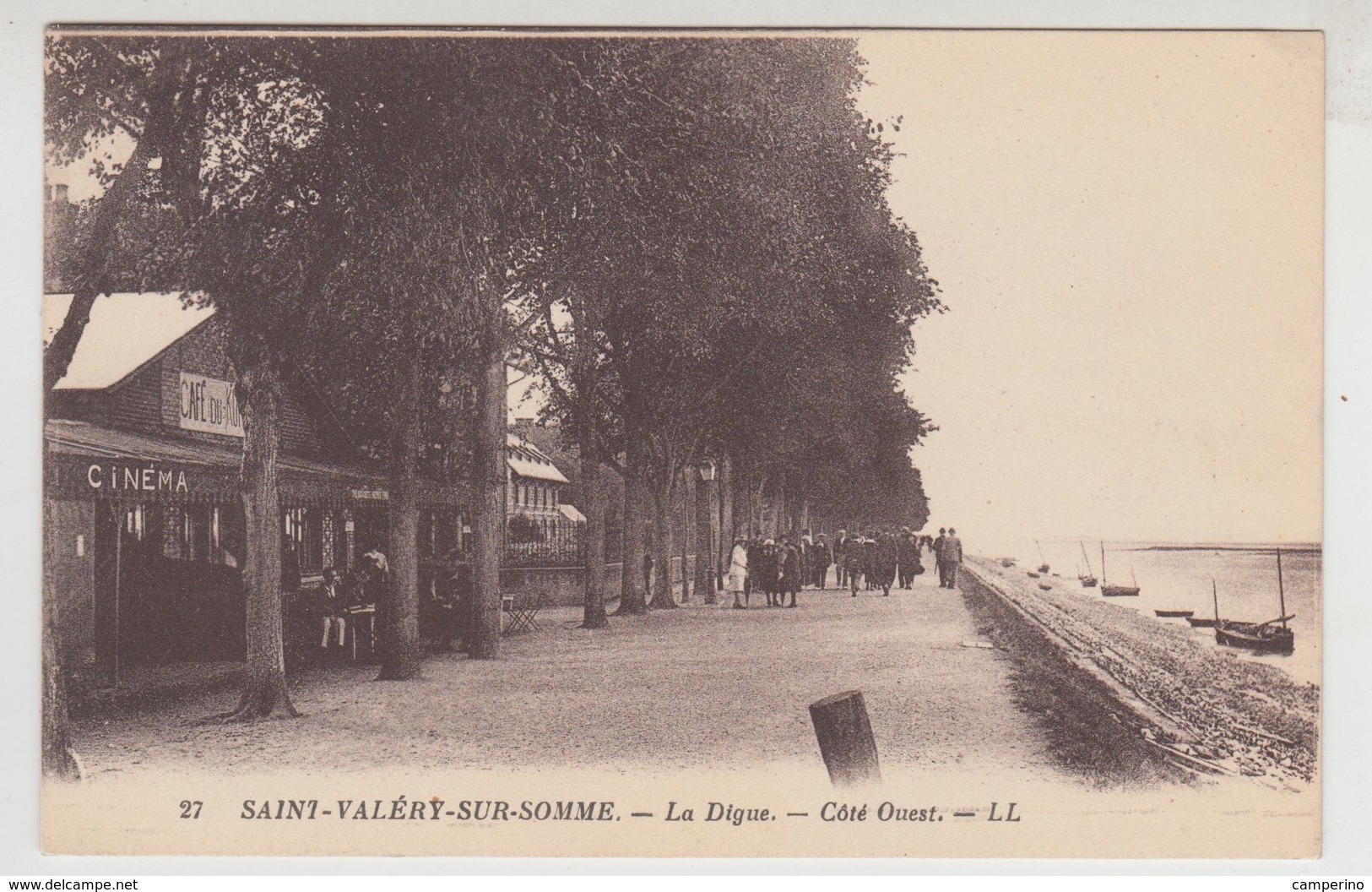 Dép 80 - La Somme Saint Valery Sur Somme La Digue Cinema Ancienne Carte Postale - Saint Valery Sur Somme