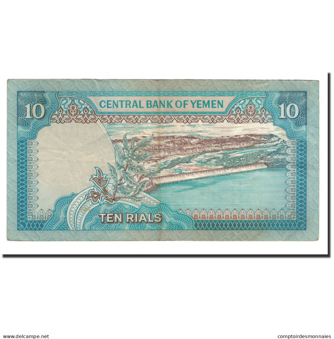 Billet, Yemen Arab Republic, 10 Rials, 1990, Undated, KM:23b, TTB+ - Yémen