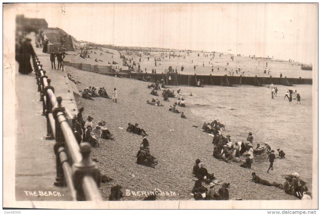 ANGLETERRE SHERINGHAM THE BEACH CIRCULEE 1923 - Autres & Non Classés