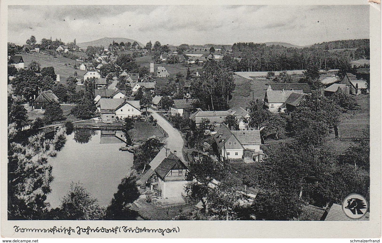 AK Johnsdorf Janovice V Podjestedi Gasthof Bei Deutsch Gabel Jablonné Ringelshain Rynoltice Schönbach Zdislava Waldau - Sudeten