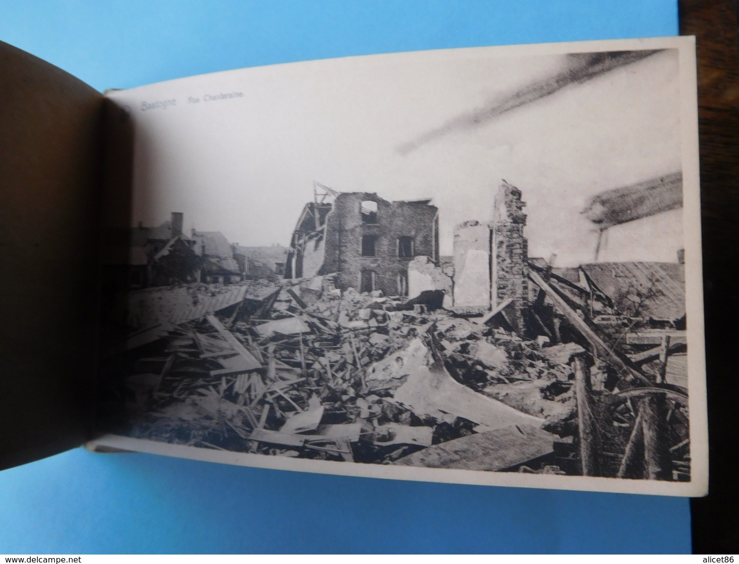 Bastogne 1945  Ruines 10 Cartes postales en Carnet