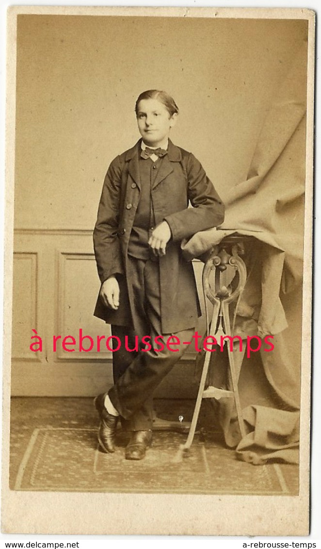 CDV  Mode Second Empire-beau Jeune Homme-photographe Anonyme - Old (before 1900)