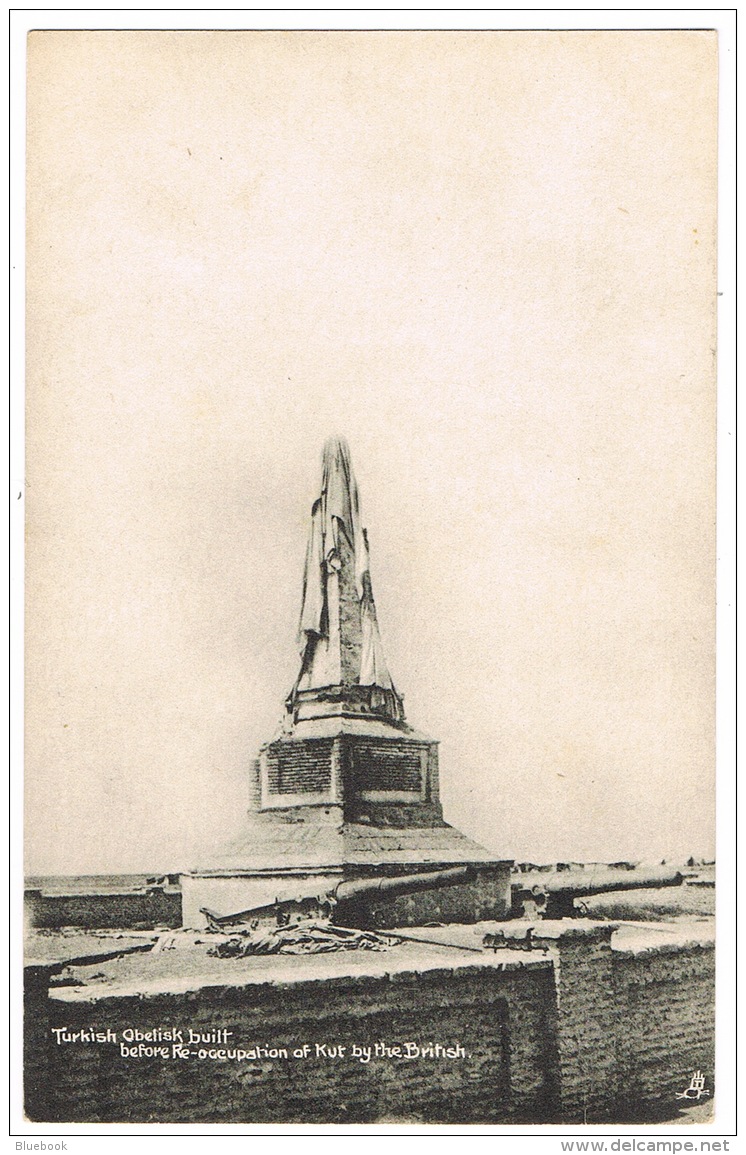 RB 1180 -  Raphael Tuck Postcard - Turkish Obelisk At Kut Iraq Near Baghdad Mesopotamia - Iraq