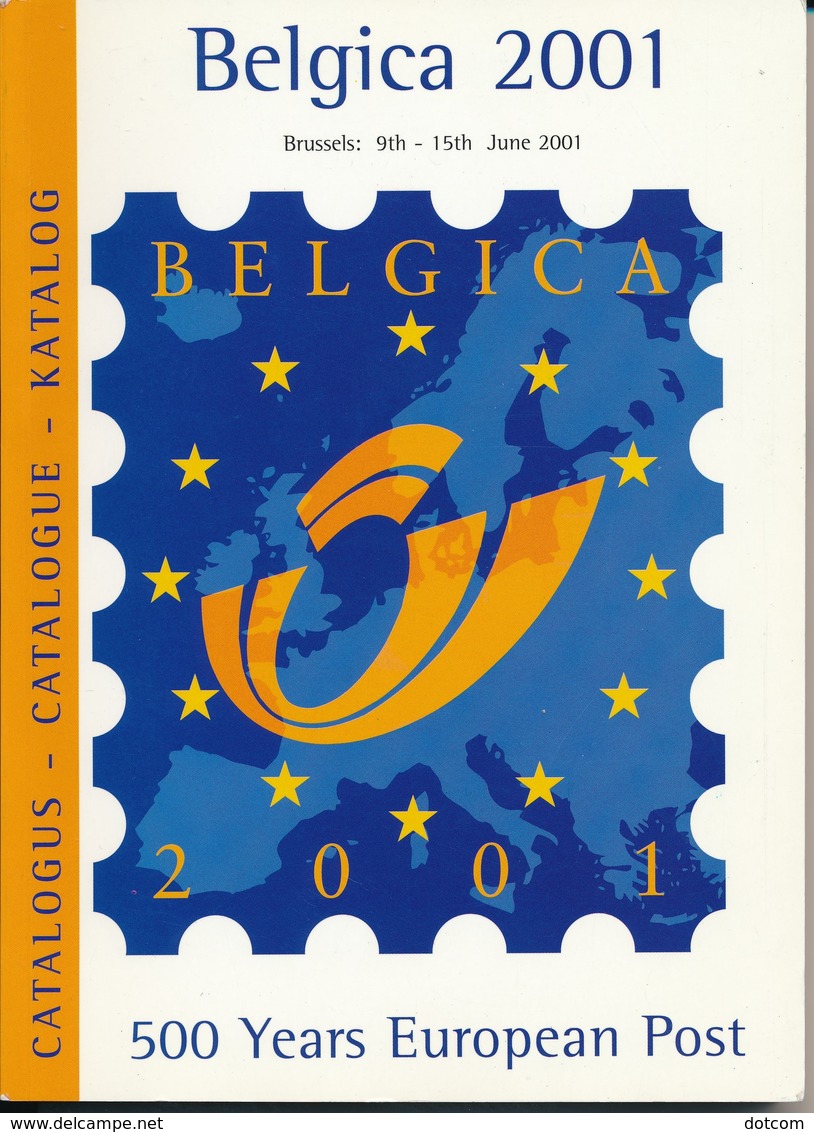 BELGICA 2001 - Catalogus 500 Years European Post - Belgien