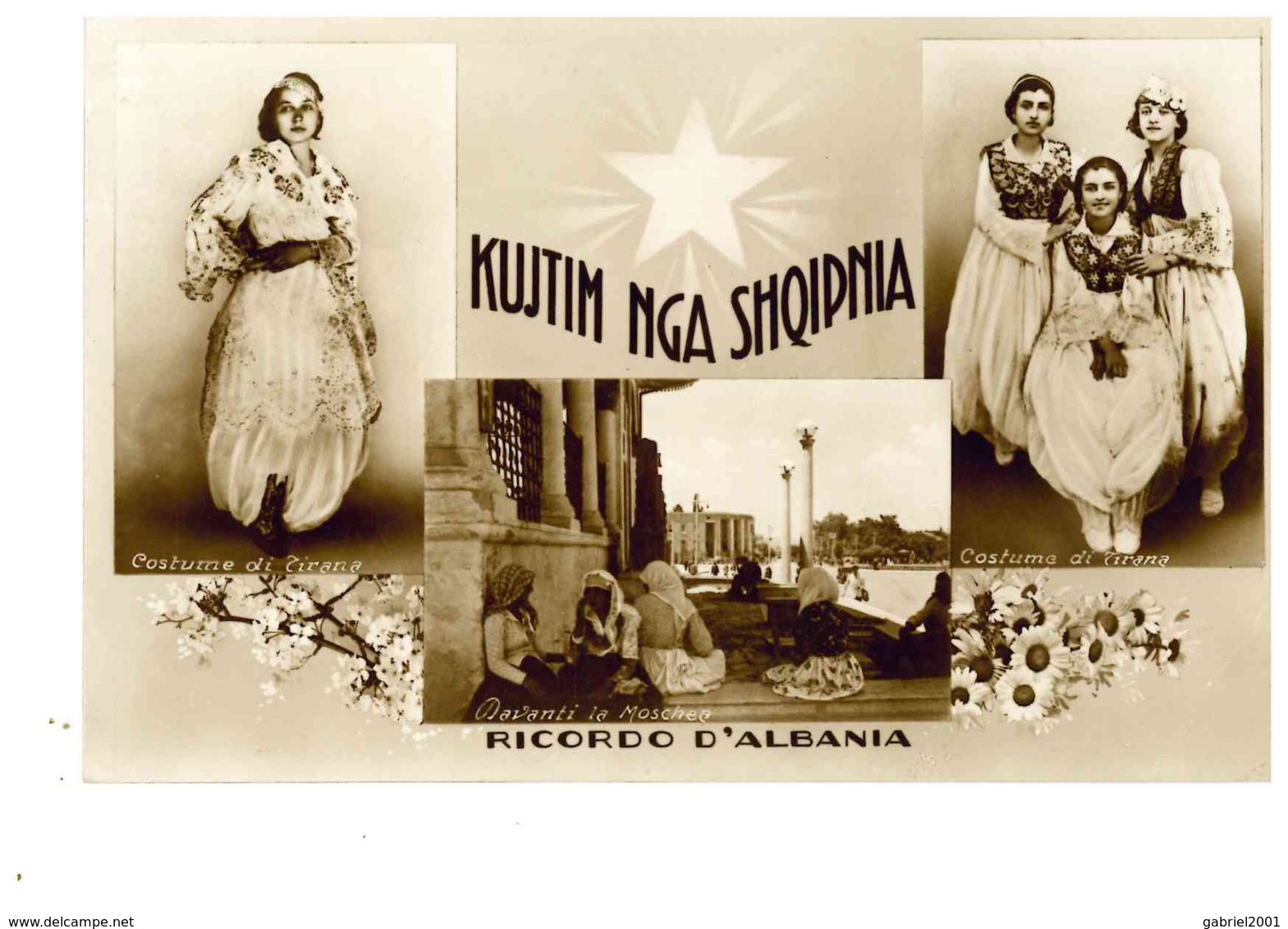 ALBANIA COSTUME DI TIRANA - Albanie