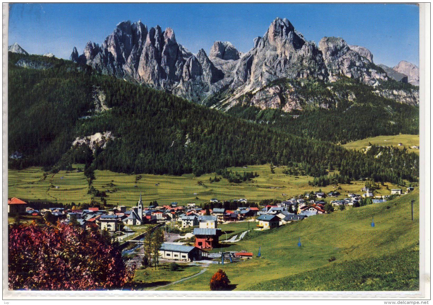 POZZA DI FASSA  PANORAMA VIAGGIATA 1966 - Altri & Non Classificati