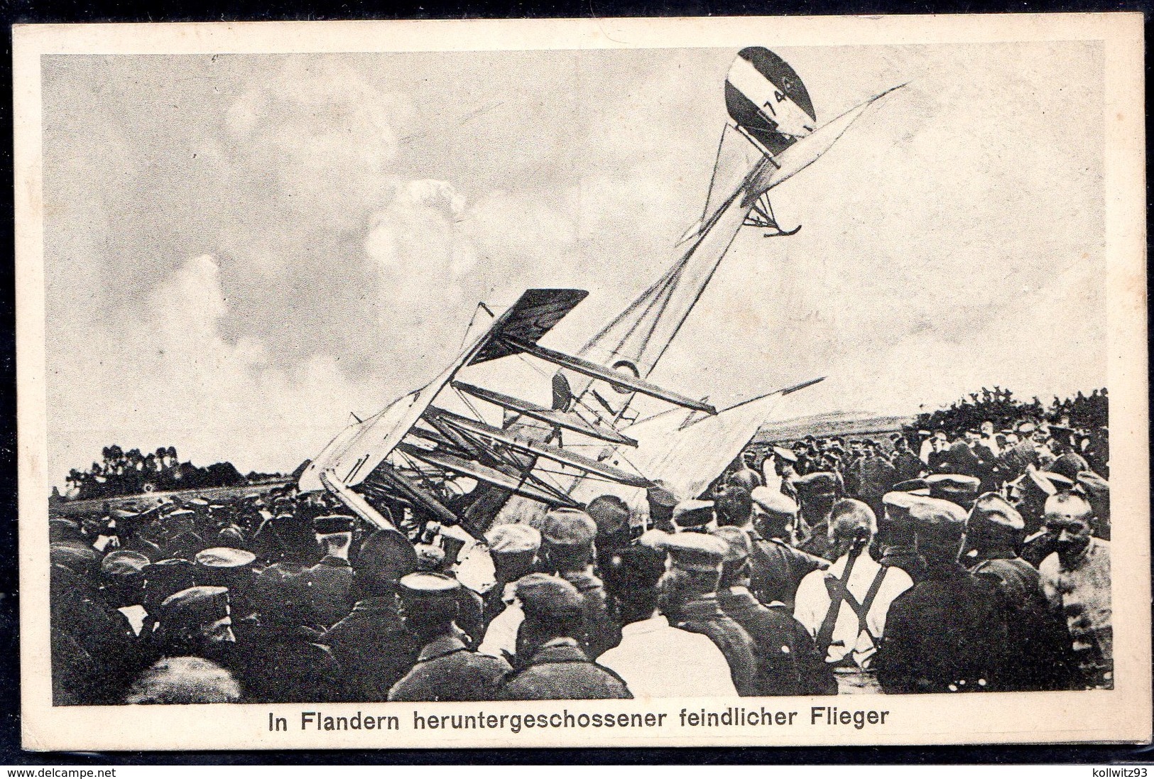 "In Fladern Heruntergeschossener Feindlicher Flieger" - Autres & Non Classés