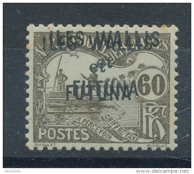 Wallis Et Futuna Taxe N°7a Double Surcharge - Timbres-taxe