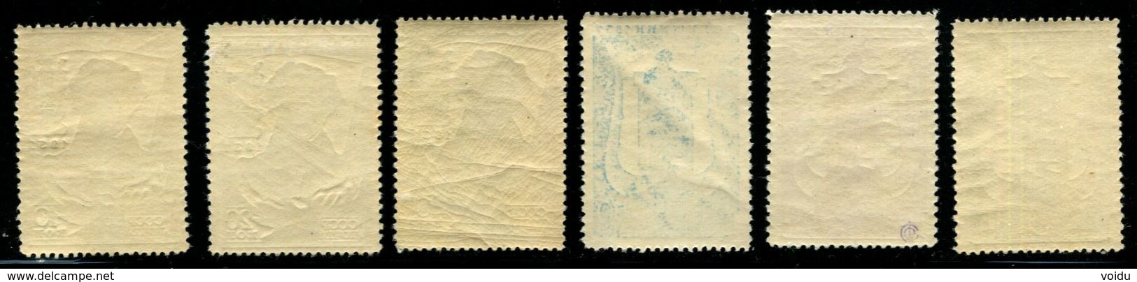 Russia 1937 Mi 549-554 Cx MNH **  Perf. 14x12,5 - Unused Stamps