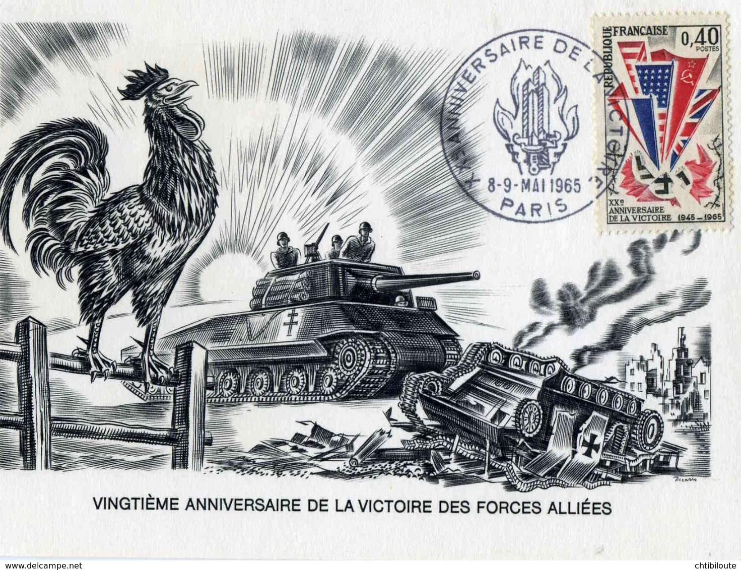 MILITARIA    L 37 20 E ANNIVERSAIRE DE LA VICTOIRE     "  CPM 10 X 15 - Weltkrieg 1939-45