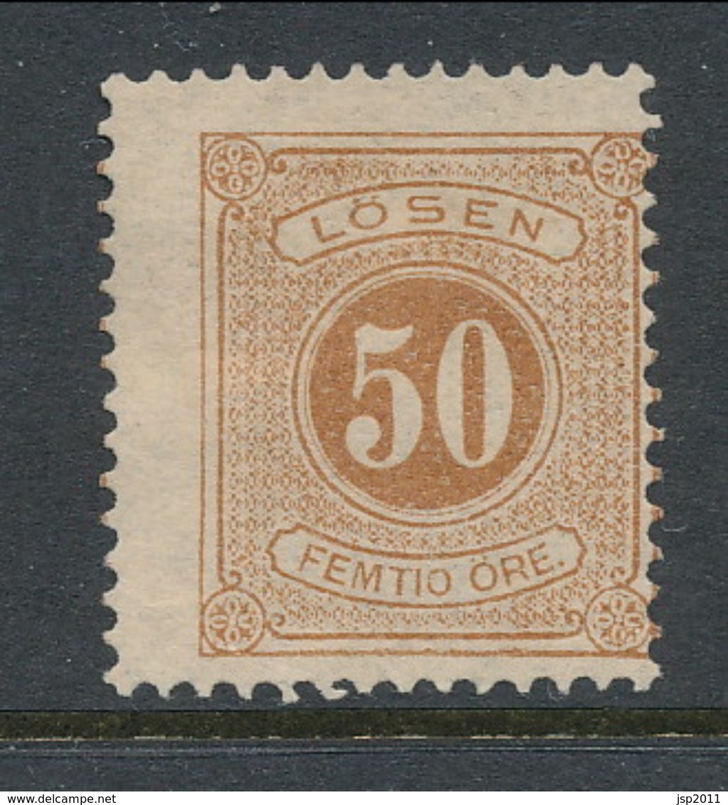 Sweden 1877-1882, Facit # L19. Postage Due Stamps. Perforation 13. NO GUM, NO CANCELLATION - Impuestos