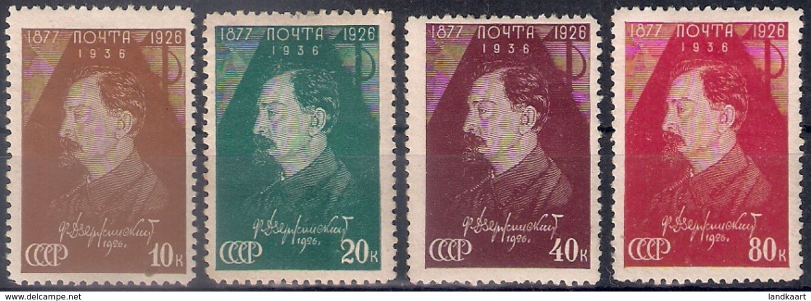 Russia 1937, Michel Nr 566-69, MLH OG - Ongebruikt