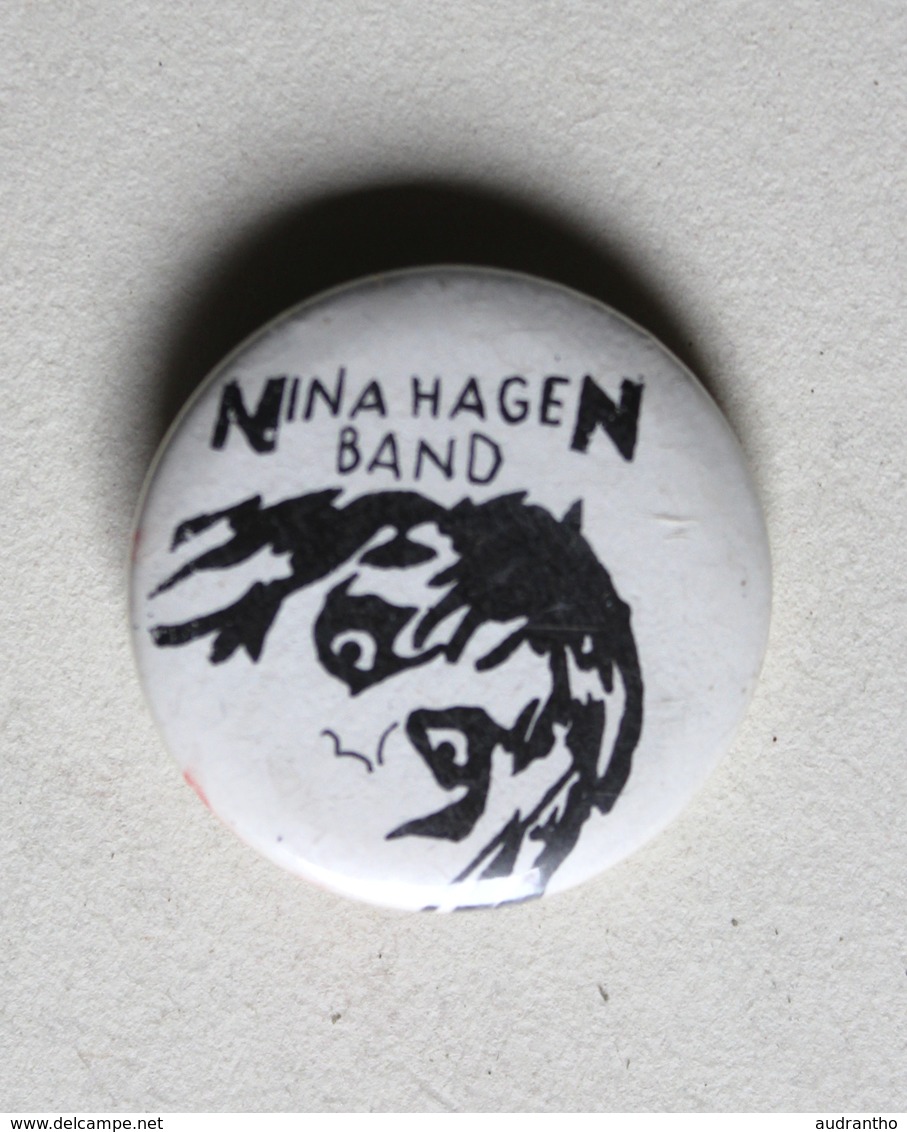 Badge Vintage Nina Hagen Band Album 1978 - Objets Dérivés