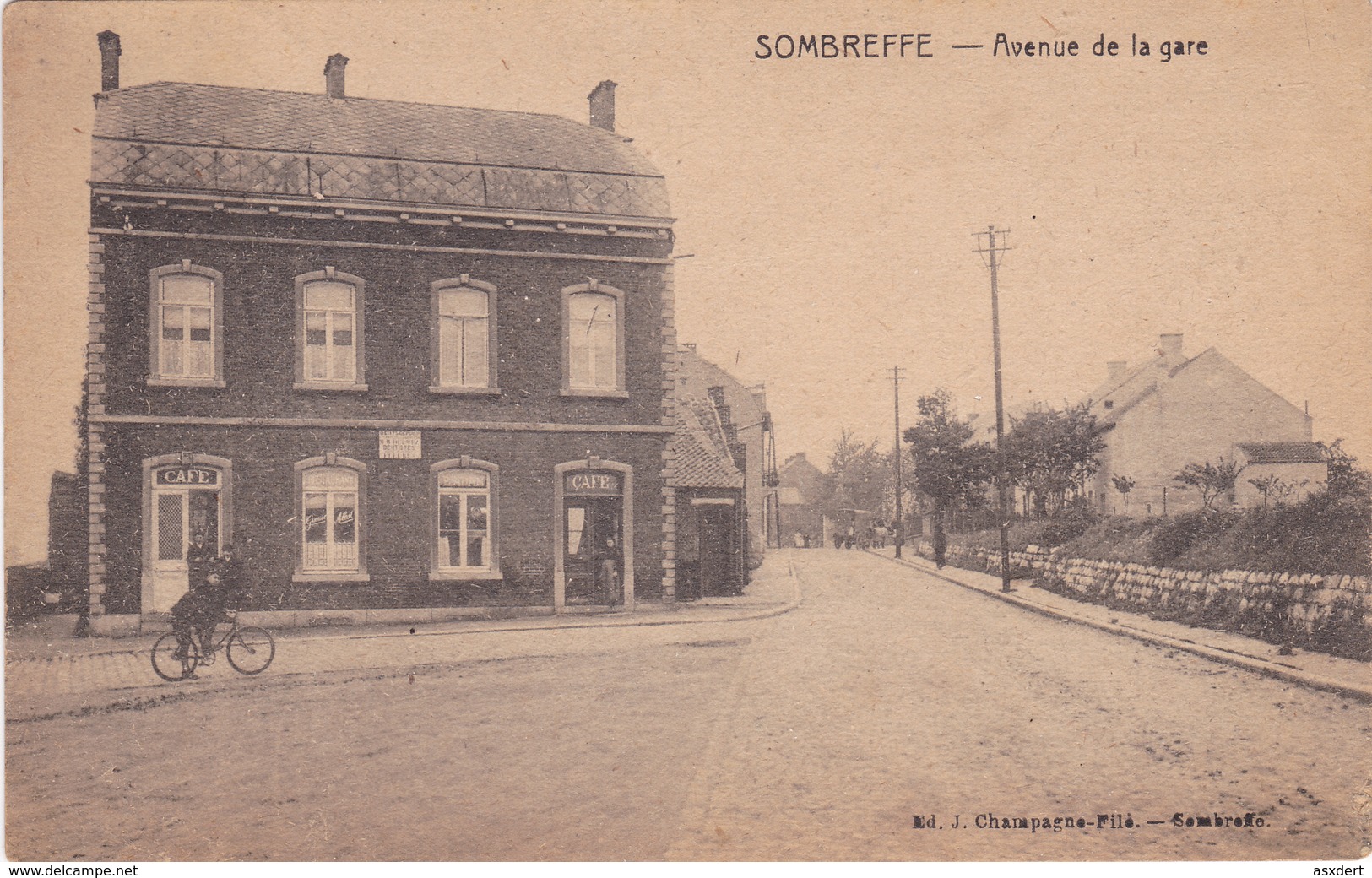 Namur Sombreffe Avenue De La Gare / Café - Sombreffe