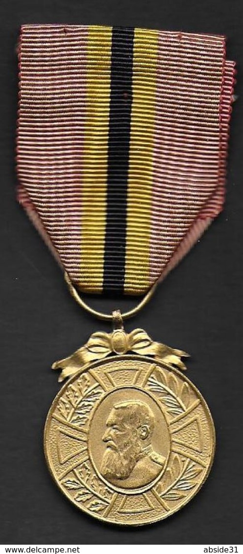 Belgique - Médaille De Léopol II - 1885/ 1865  - 1909 - Belgium