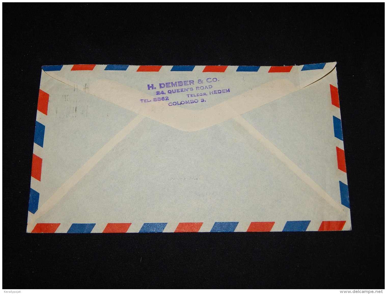 Ceylon 1952 Air Mail Cover To Germany__(L-8511) - Sri Lanka (Ceilán) (1948-...)