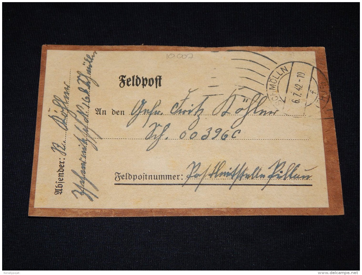Germany 1942 Schmölln Part Of Feldpost Parcel__(L-10007) - Briefe U. Dokumente