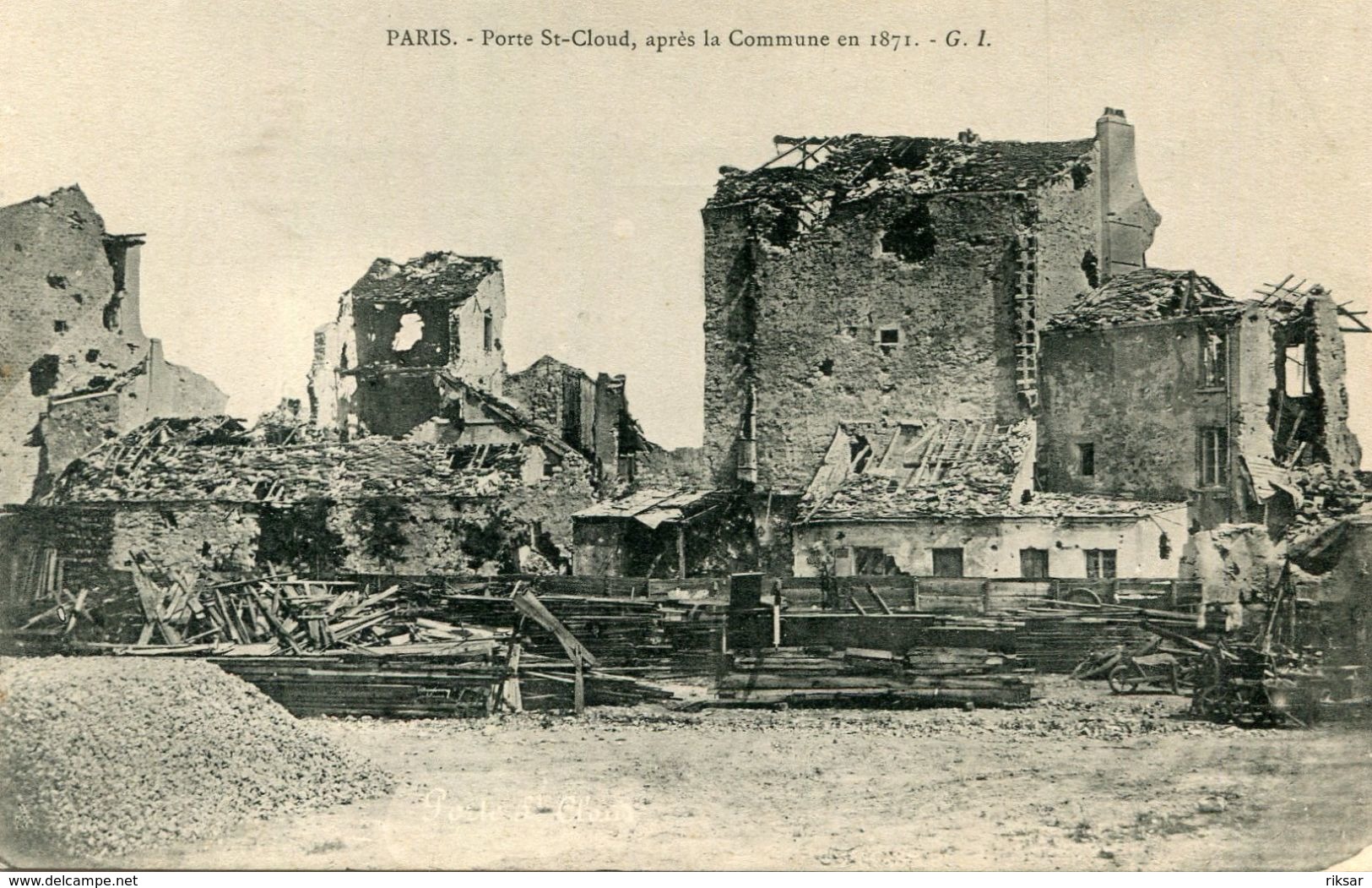 LA COMMUNE 1871(PARIS) SAINT CLOUD - Storia