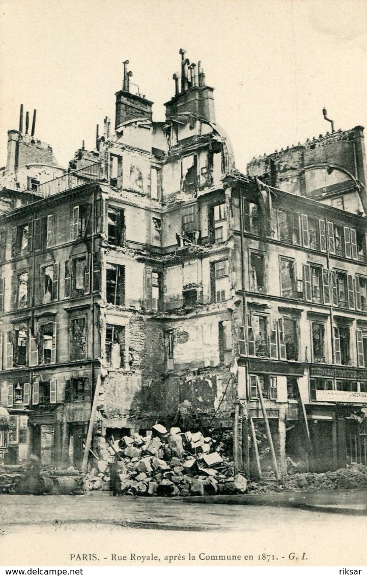 LA COMMUNE 1871(PARIS) - Histoire