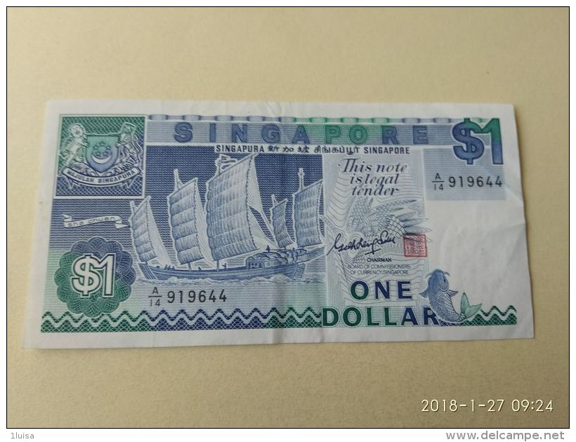 1 Dollar 1987 - Singapour