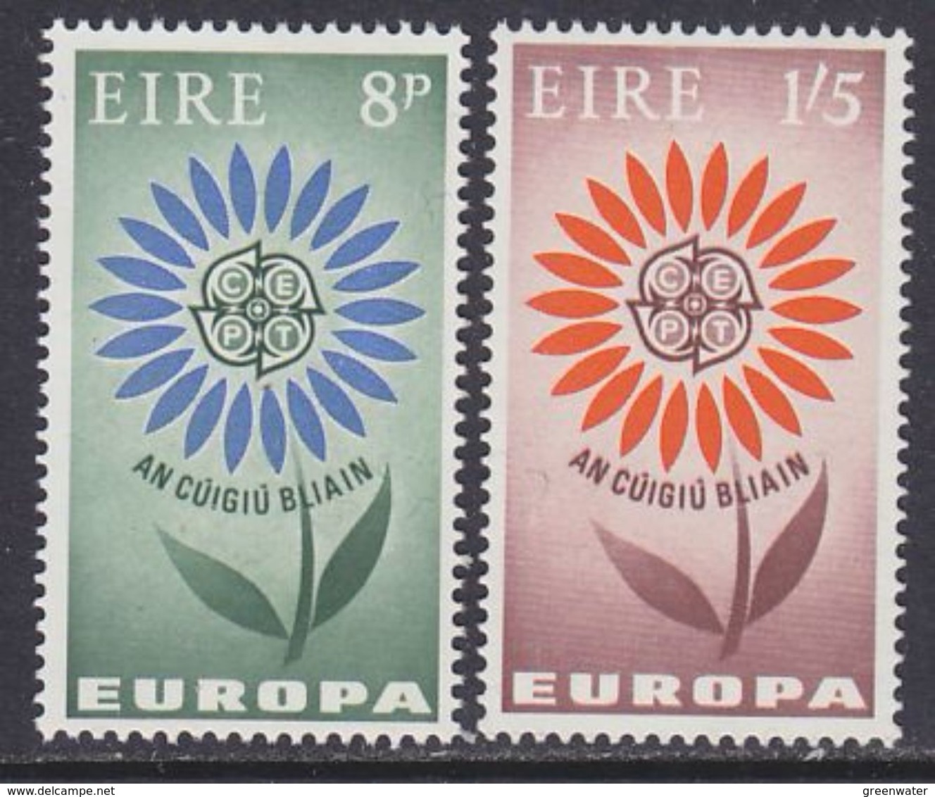 Europa Cept 1964 Ireland 2v ** Mnh (37385) - 1964