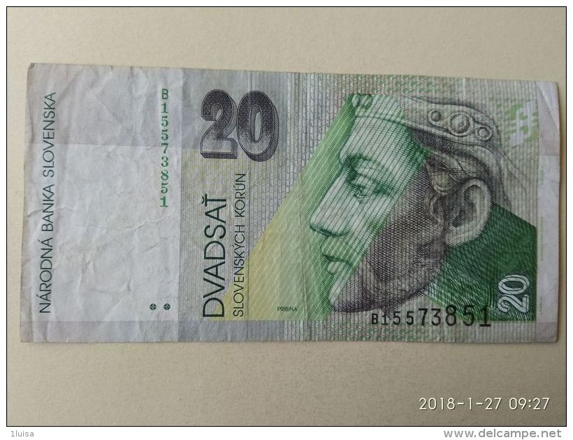 20 Korun 1993 - Slovakia