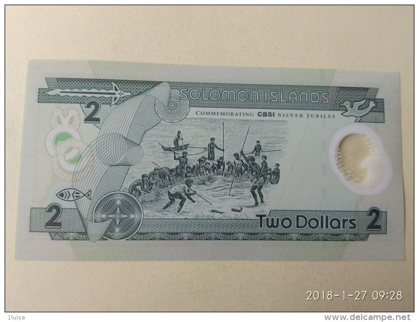 2 Dollari 2001 - Isola Salomon