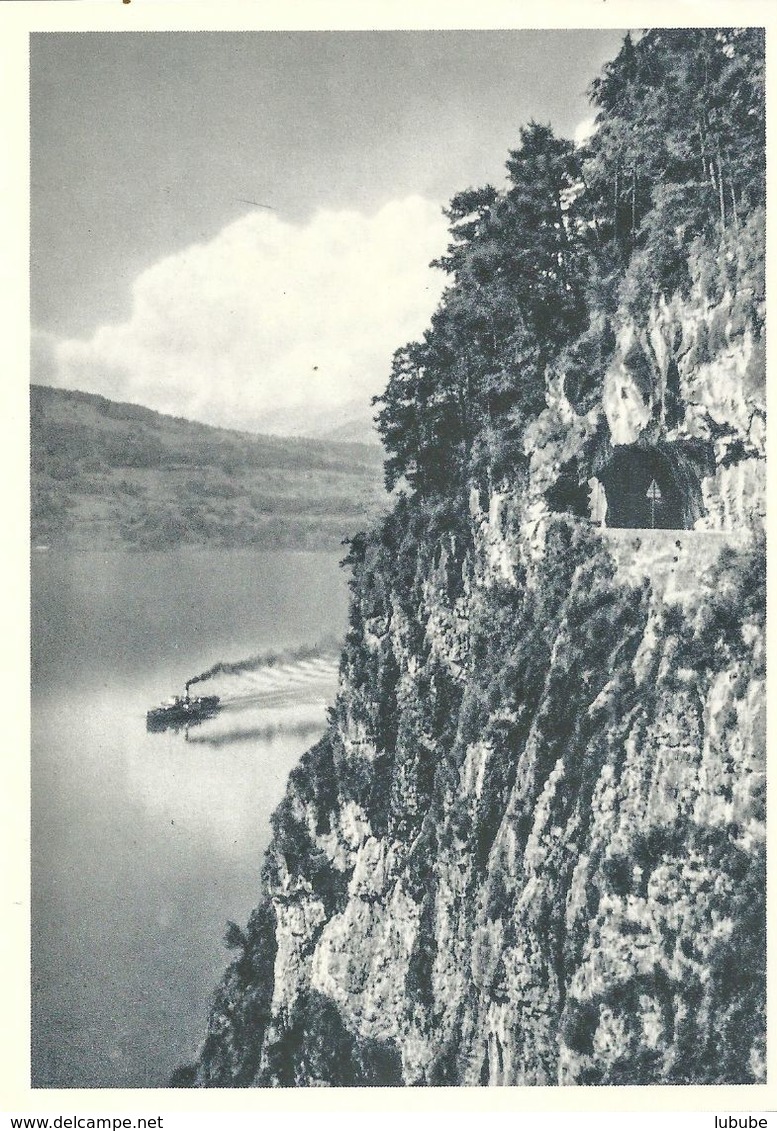 Sundlauenen - Blick Auf See Und Dampfschiff           1965 - Lauenen