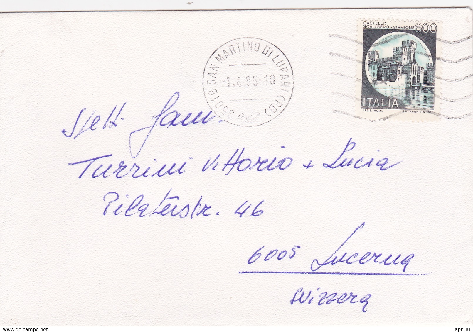 Brief In Die Schweiz (br2708) - 1981-90: Storia Postale