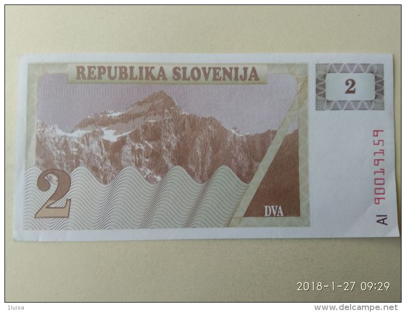 2 Tolars 1990 - Slovenia