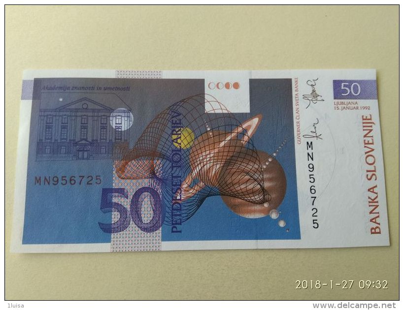 50 Tolarjev 1992 - Slovenia