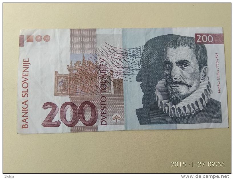 200 Tolarjev 1997 - Eslovenia