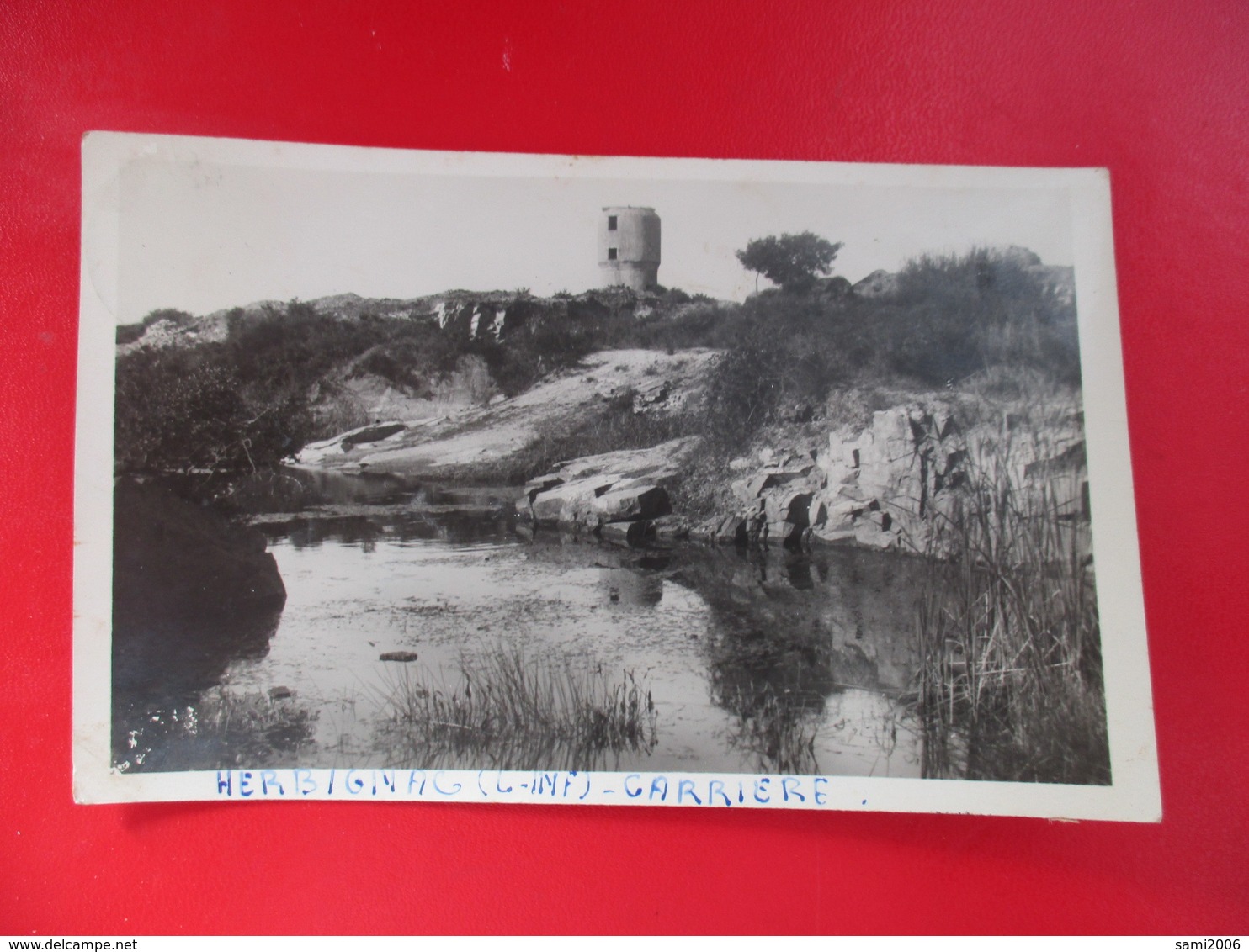 CPA PHOTO 44 HERBIGNAC CARRIERE DES MOULINS - Herbignac