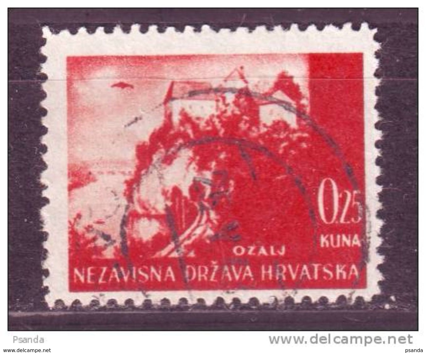 Croatia 1941 Mino 47 -bird- - Croatia