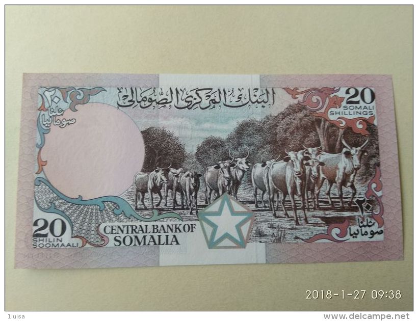 20 Shilin 1987 - Somalia