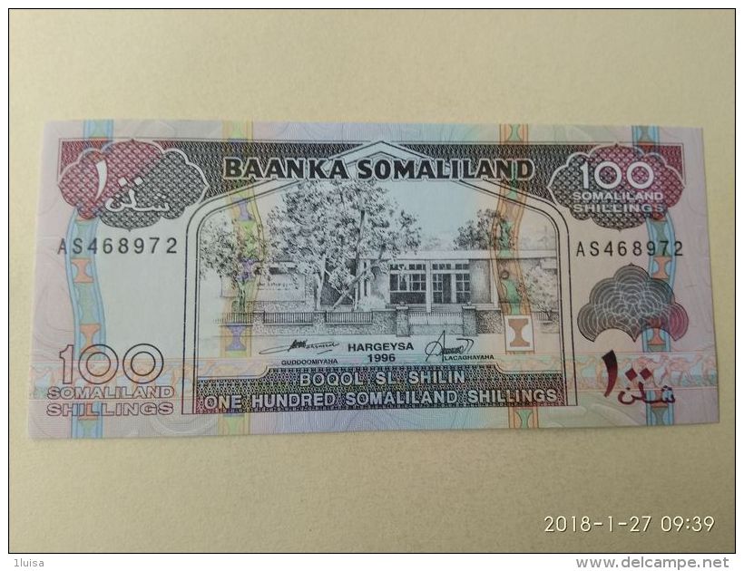 100 Shilin 1996 - Somalie