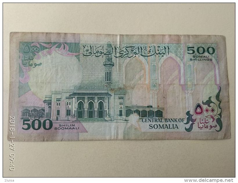 500 Shilin 1989 - Somalie