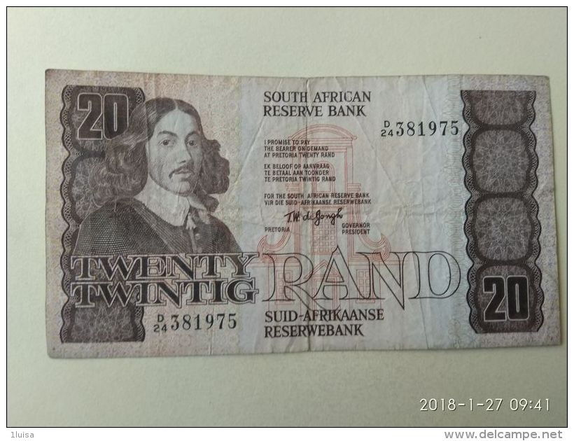 20 Rand 1984/93 - Sudafrica