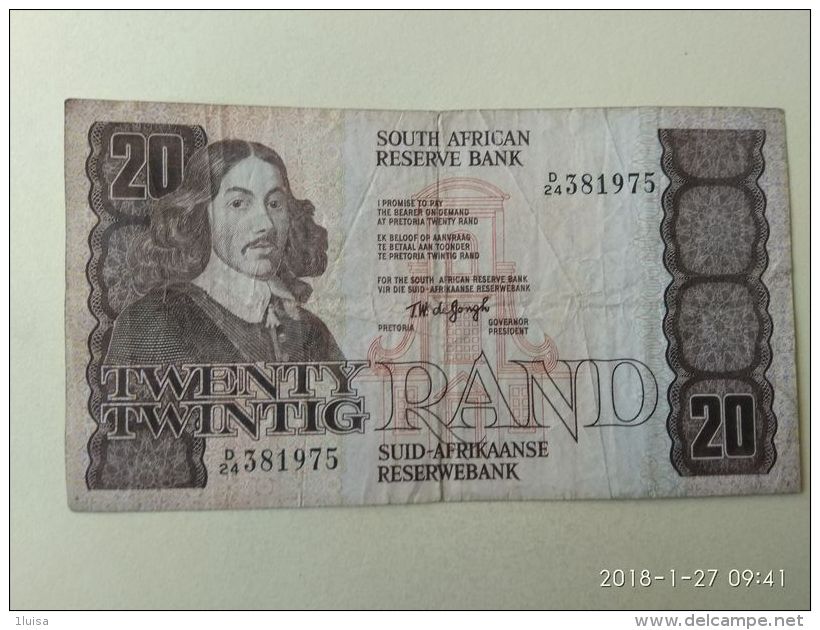 20 Rand 1984/93 - Zuid-Afrika