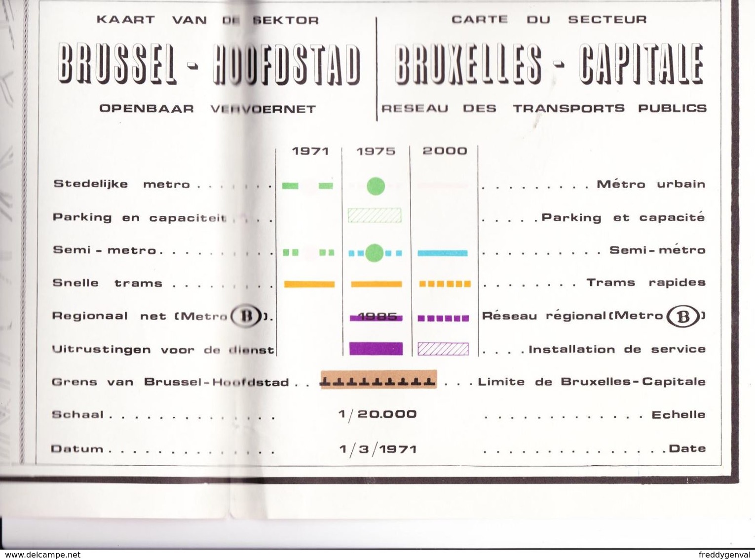 BRUXELLES CARTE DU SECTEUR DE BRUXELLES CAPITALE RESEAU DES TRANSPORTS PUBLICS - Cartes Routières