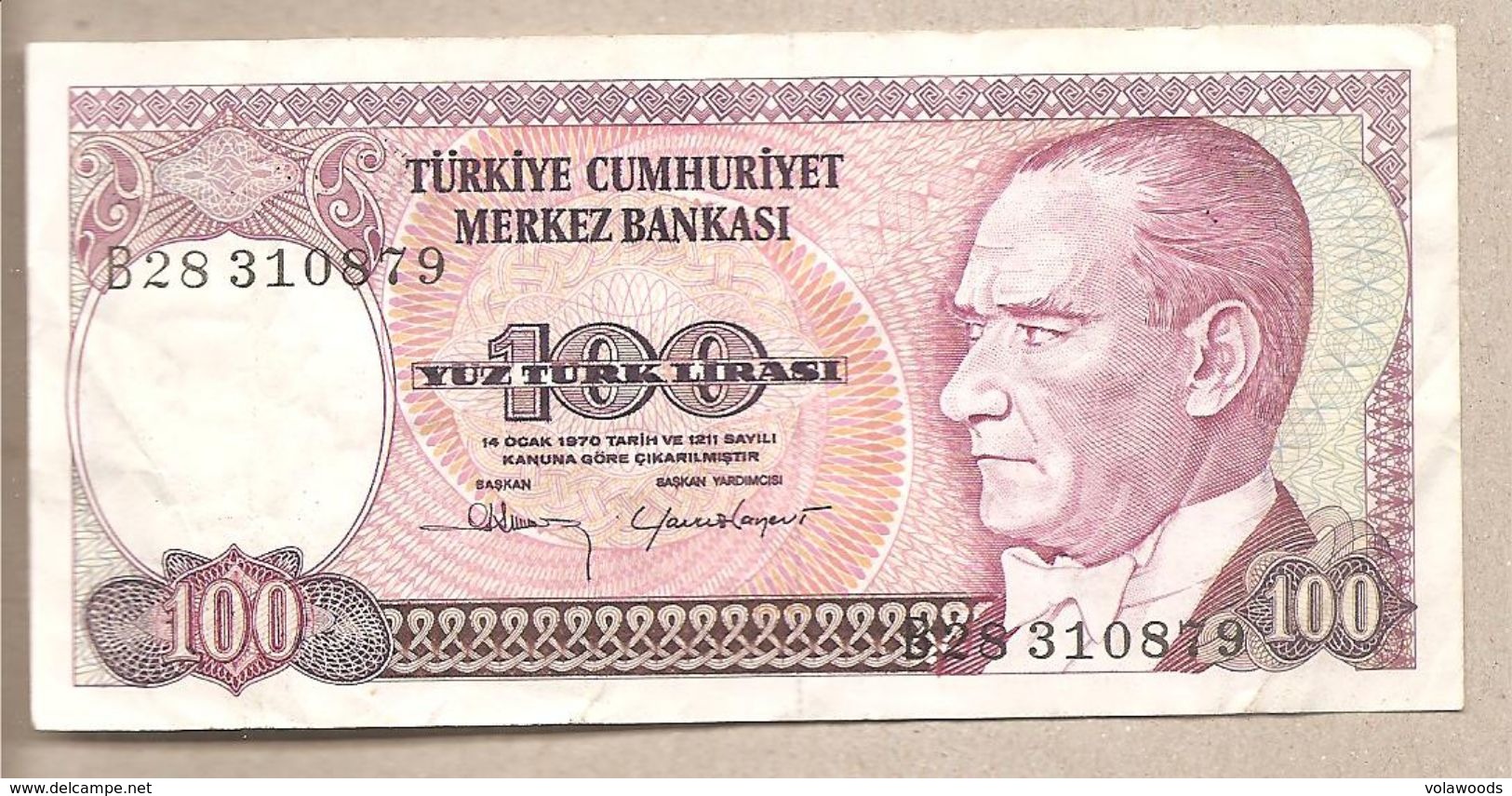Turchia - Banconota Circolata Da 100 Lire P-194a.1 - 1983 - Turchia