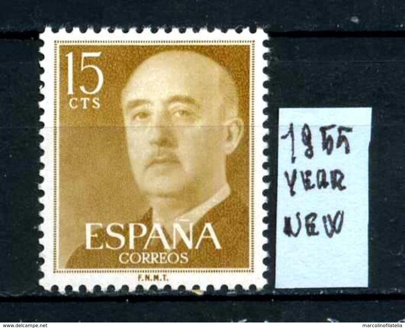 SPAGNA - Generale FRANCO - Year 1955 - Nuovo - New - Fraiche - Frisch - MNH ** - Nuovi