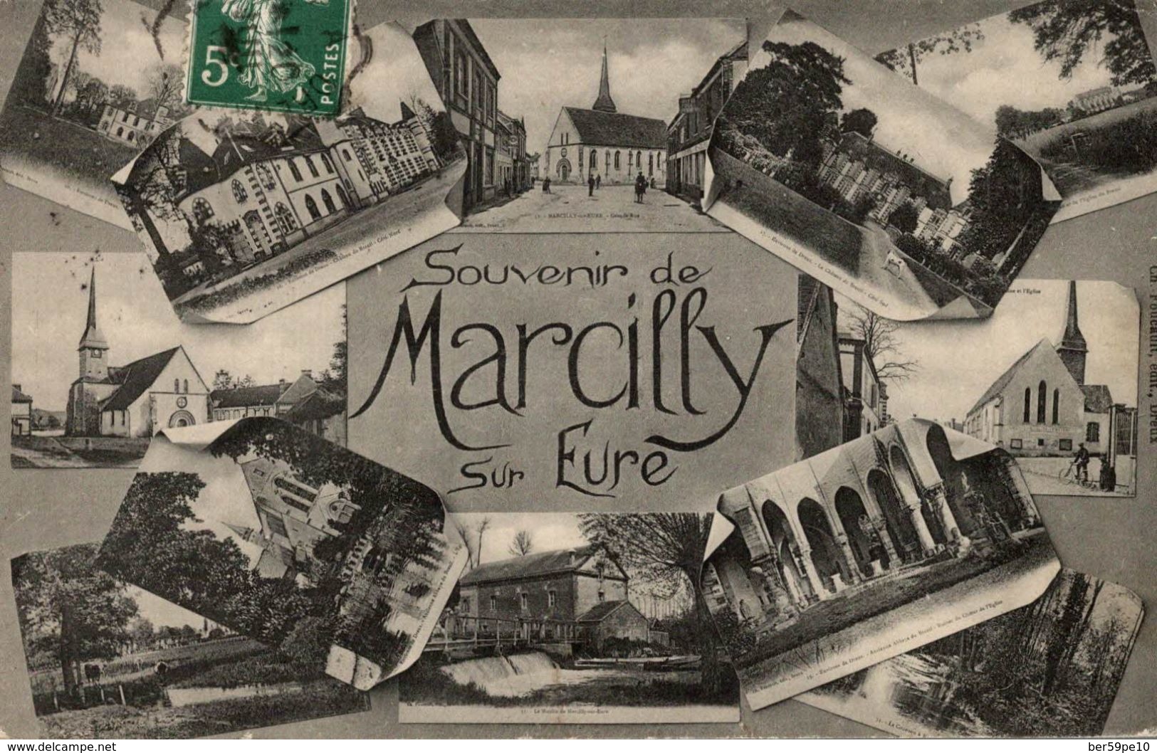 27 SOUVENIR DE MARCILLY-SUR-EURE - Marcilly-sur-Eure