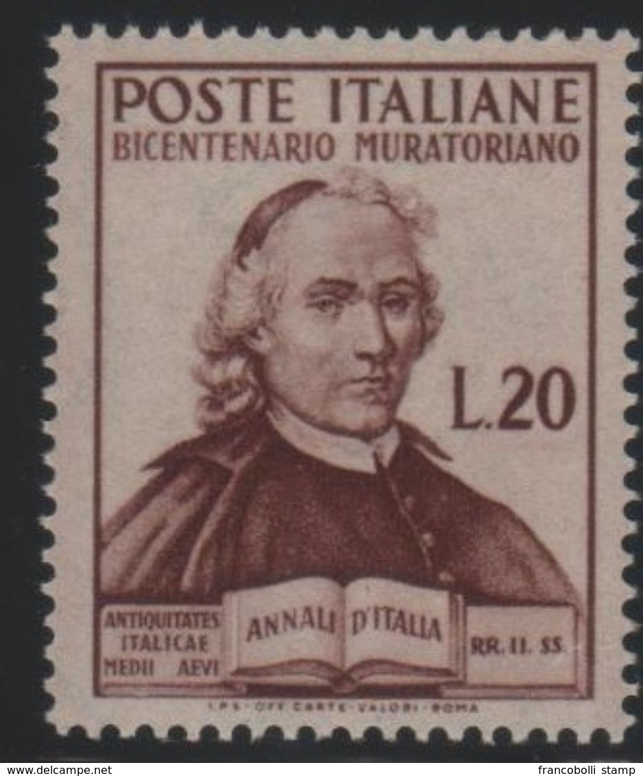 1950 Francobolli Repubblica Muratori  MNH - 1946-60: Nuovi