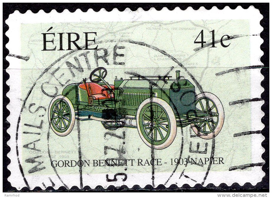 IRELAND 2003 Centenary Of Gordon Bennett Race In Ireland. Racing Cars Of 1903 - 41c  Napier FU Self-adhesive - Usati